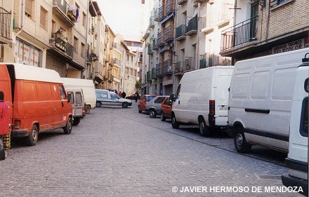 Cuesta de Entraas, zona peatonal